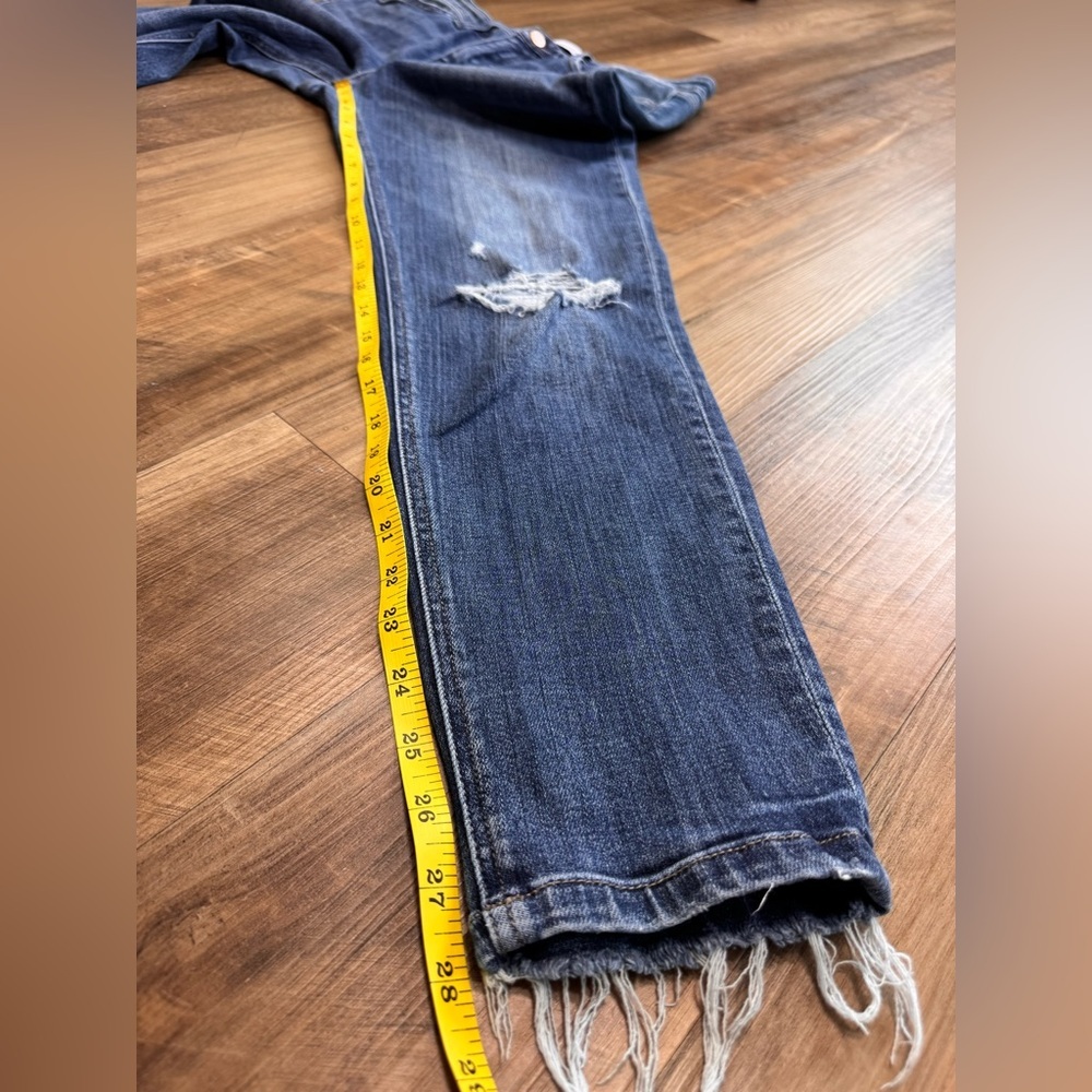 Flying Monkey Medium Blue Distressed Skinny Jeans, size 30 - Picture 6 of 13